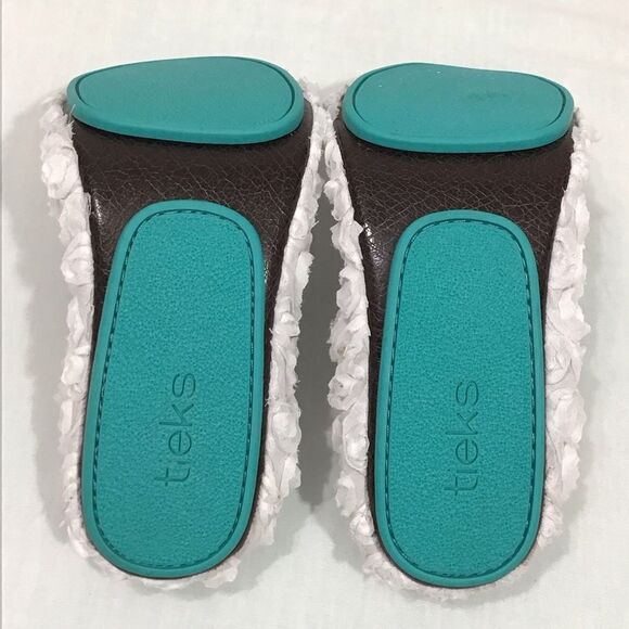 Tieks White Floral Rose Garden Floral Ballet Flat Limited Edition Wedding Size 9 - Picture 6 of 8